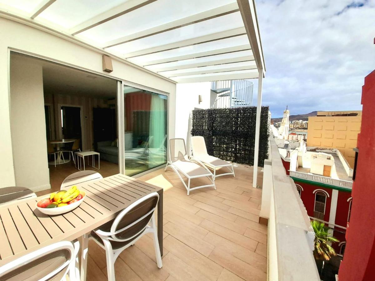Malibu Canteras Atico 22 Con Terraza - Penthouse With Terrace (Adults Only) Las Palmas de Gran Canaria Luaran gambar